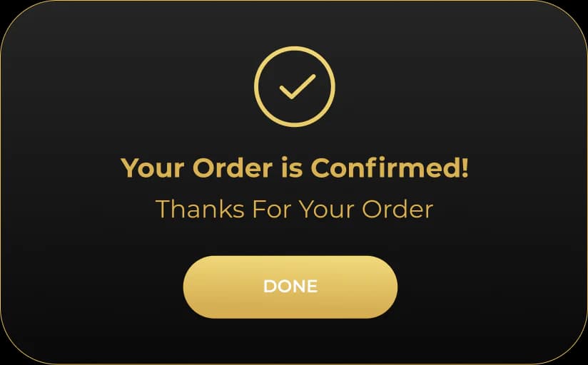 Complete order details